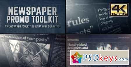 Newspaper Promo Toolkit 17771459 - After Effects Projects
