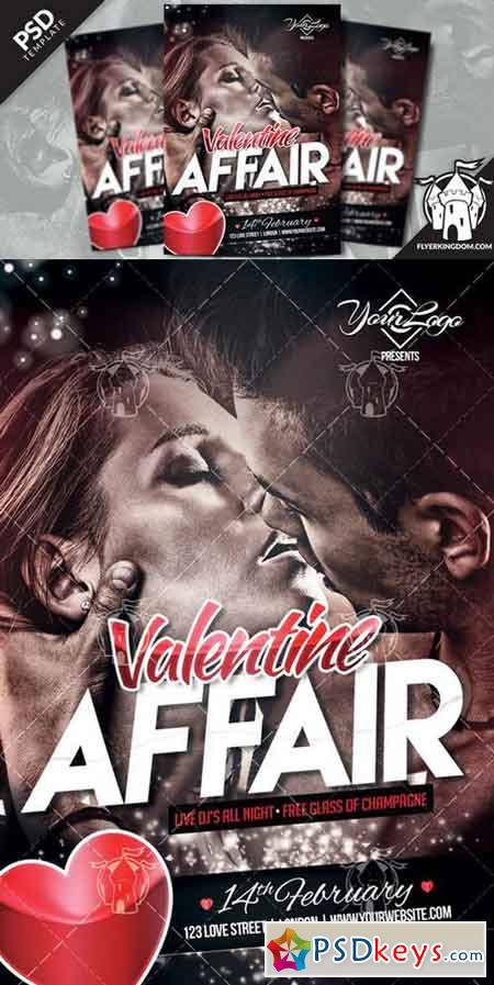Valentine Affair Flyer Template 919589