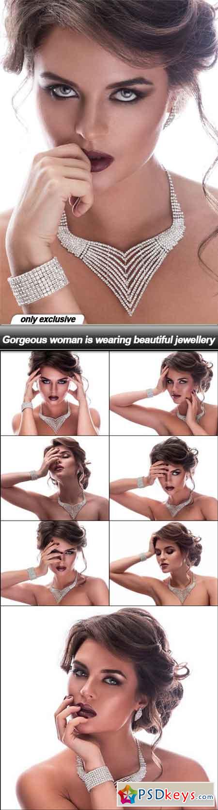 Gorgeous woman is wearing beautiful jewellery - 8 UHQ JPEG