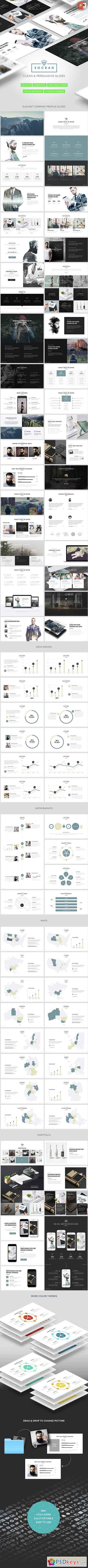 SOCRAN - Clean & Modern Powerpoint Template 14723651