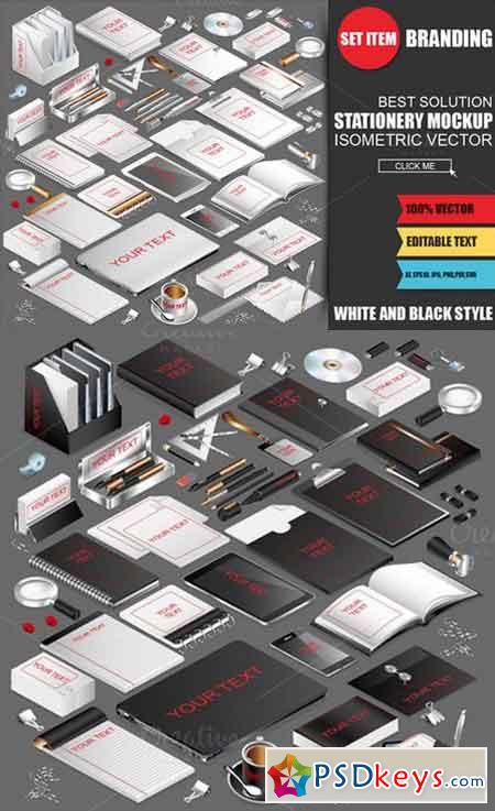 Download Stationery Mockup Creator Isometric 969070 » Free Download Photoshop Vector Stock image Via ...