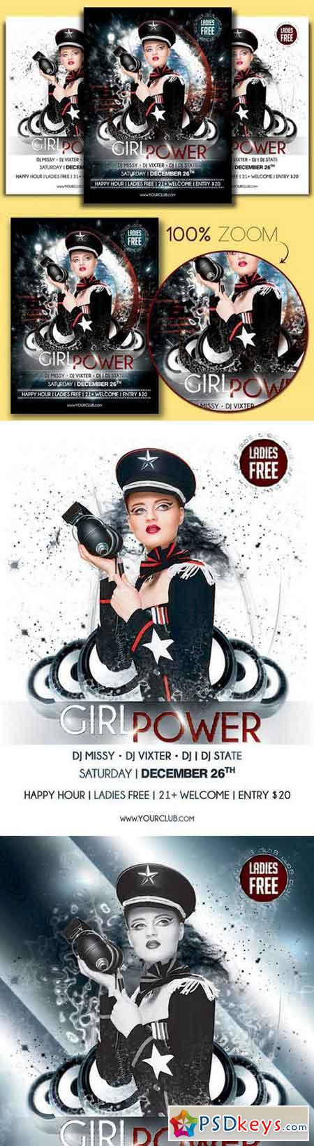 Girl Power Flyer Template 941825