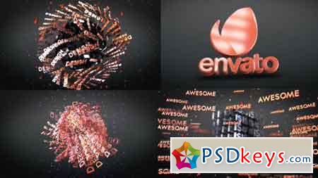 3D Text Shapes Logo Reveal 7646010 - After Effects Projects