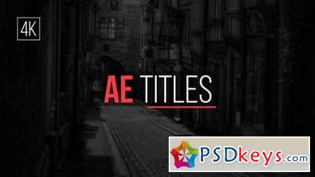 AE Titles 15131143 - After Effects Projects