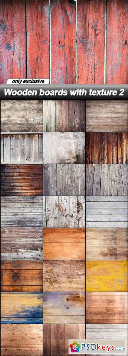 Wooden boards with texture 2 - 25 UHQ JPEG