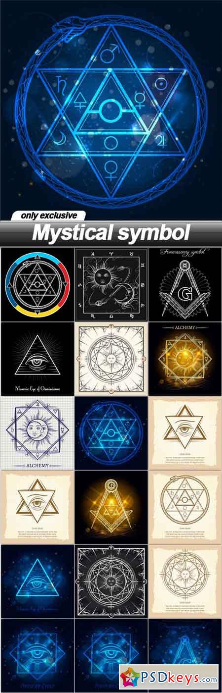 Mystical symbol - 18 EPS
