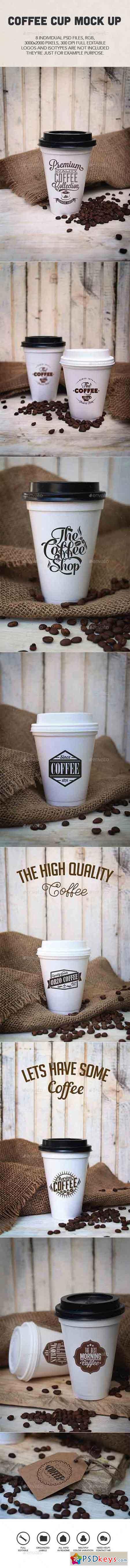 Coffee Cup Logo Mock Ups 13886431