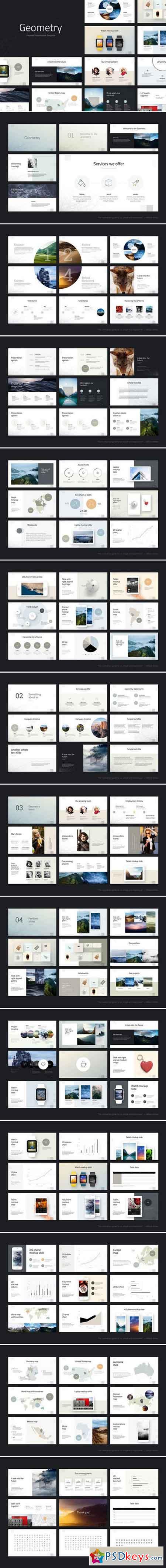 Geometry Keynote Template 961425