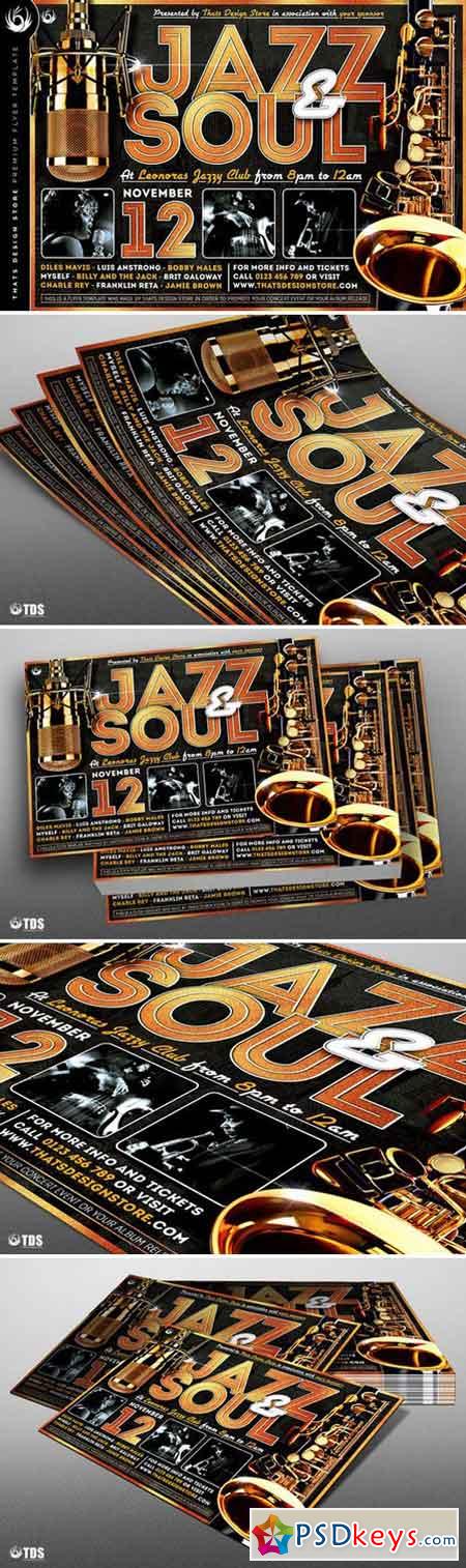Jazz and Soul Flyer Template 655443