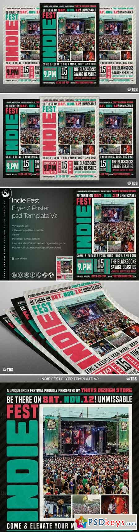 Indie Fest Flyer Template V2 704800