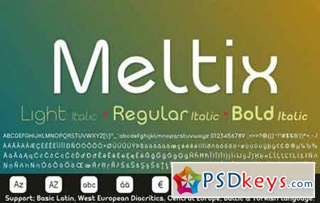 Meltix Bold font