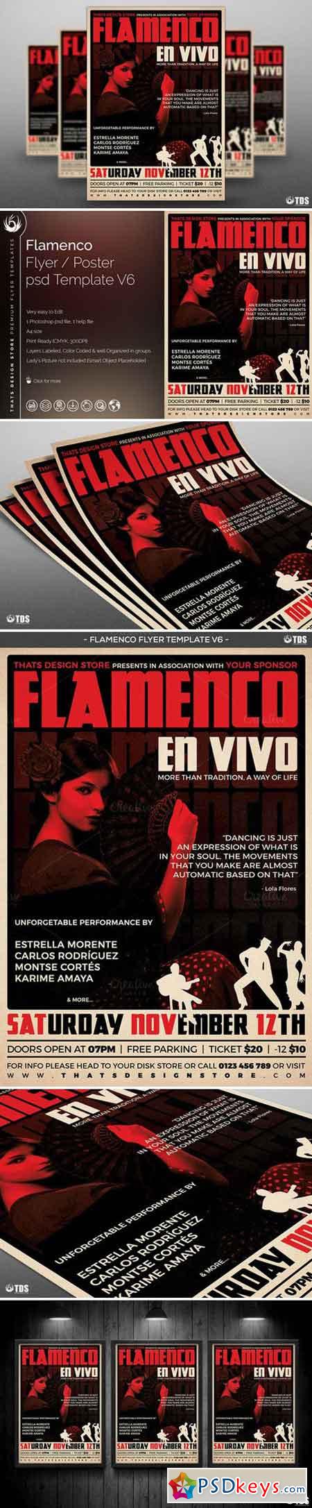 Flamenco Flyer Template V6 708581