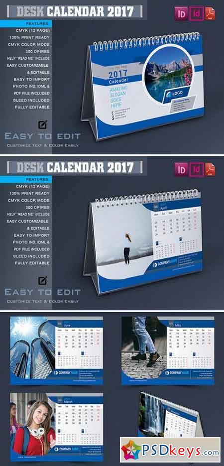 Desk Calendar 2017 998633
