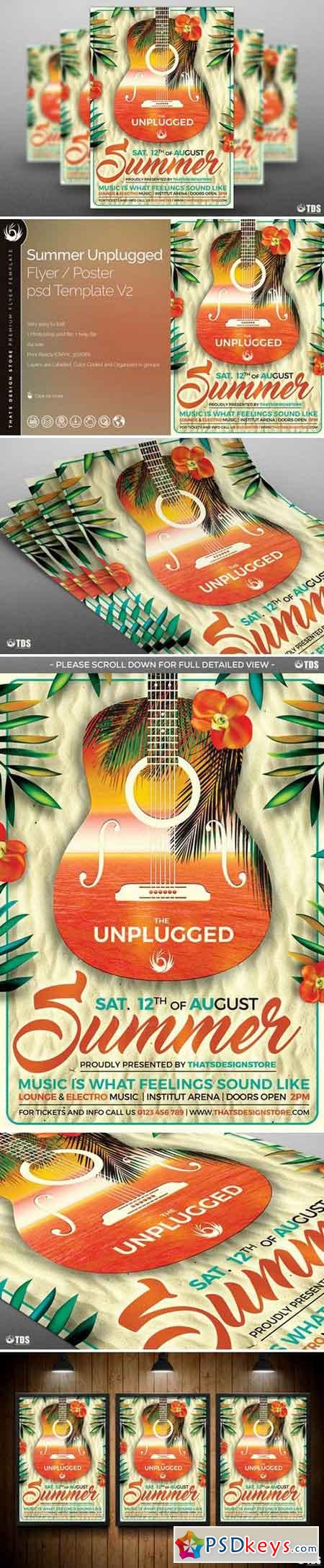 Summer Unplugged Flyer Template V2 756749