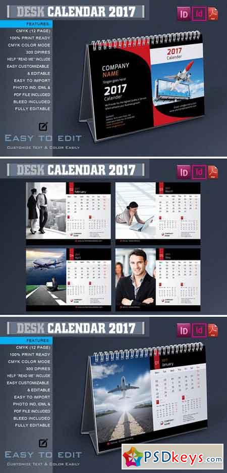 Desk Calendar 2017 1000797