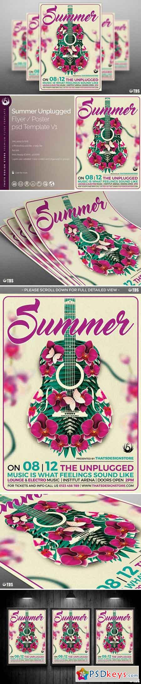 Summer Unplugged Flyer Template V1 755944
