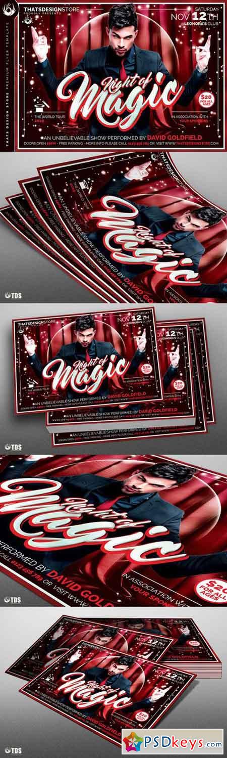 Magic Performer Flyer Template V3 724423