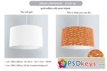 Drum Lampshade Mock Up 538164