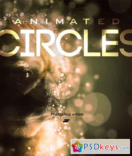 Gif Animated Circles Photoshop Action 18266389