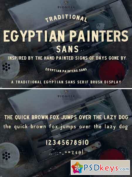 Egyptian Painters Sans 1013225