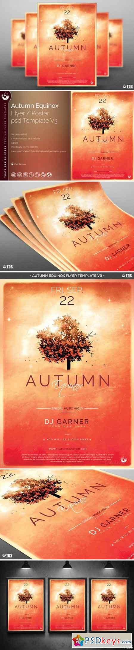 Autumn Equinox Flyer Template V3 855997