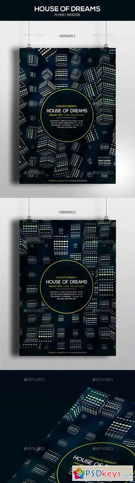 House of Dreams Party Poster 2 Versions 10012135