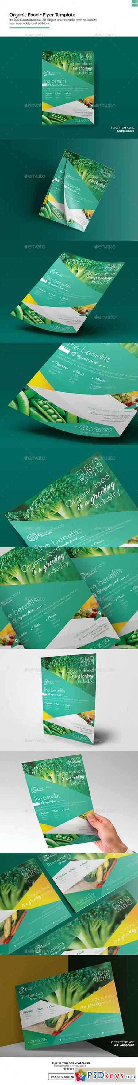 Organic Food Flyer Template 16642964