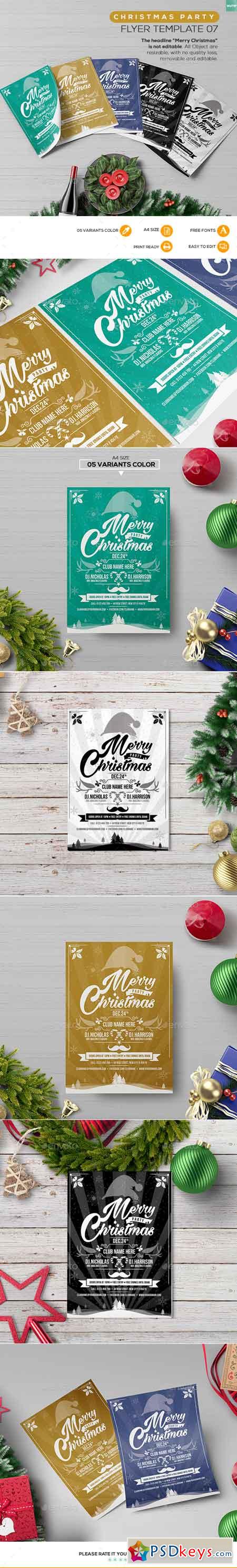 Christmas Party - Flyer Template 07 13761640