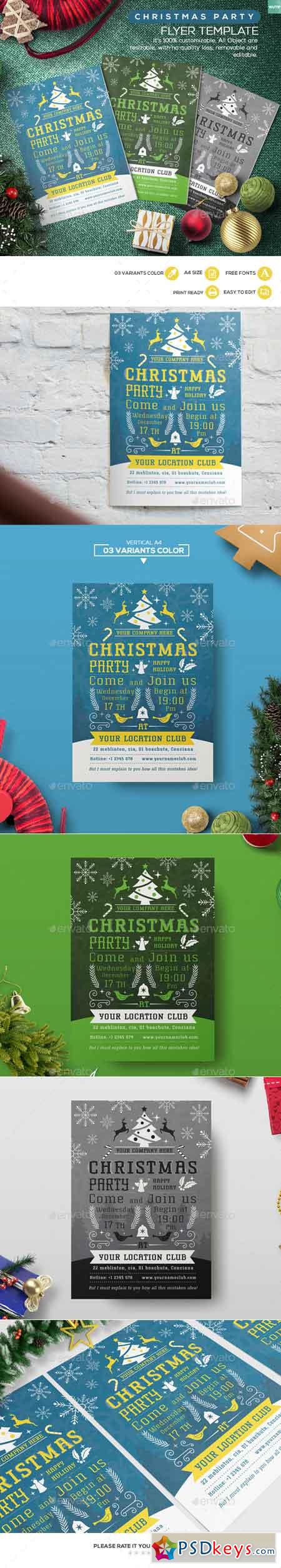 Christmas Party - Flyer Template 05 13728045