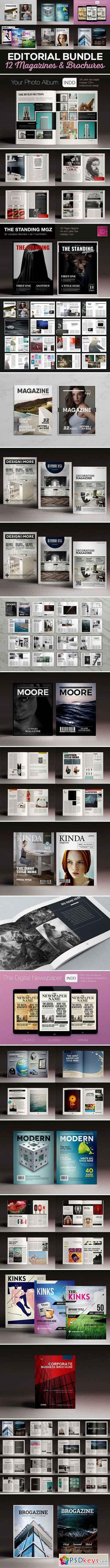 Editorial Bundle Magazines Brochures 930131