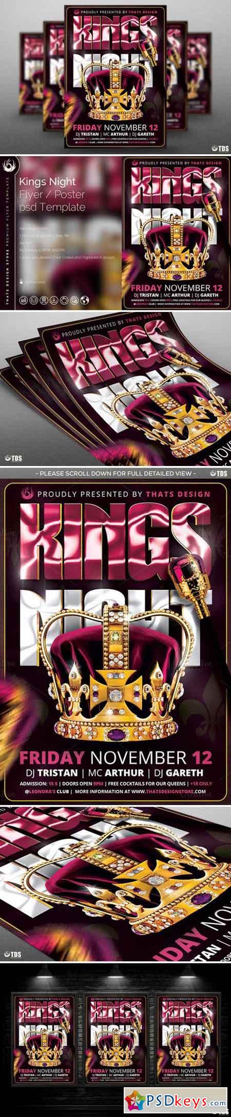 Kings Night Flyer Template 593624