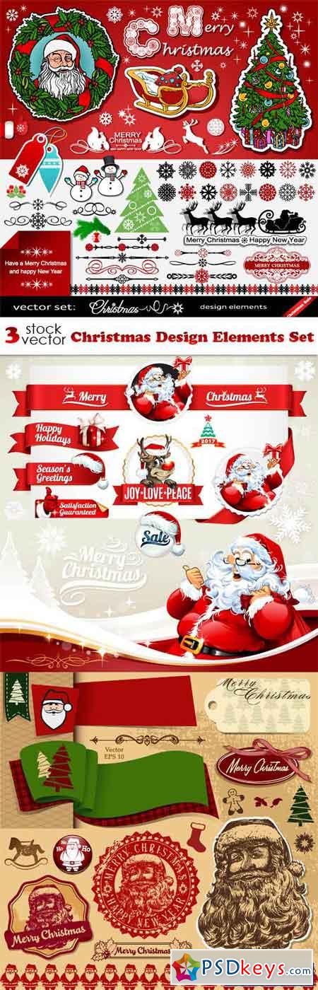 Christmas Design Elements Set