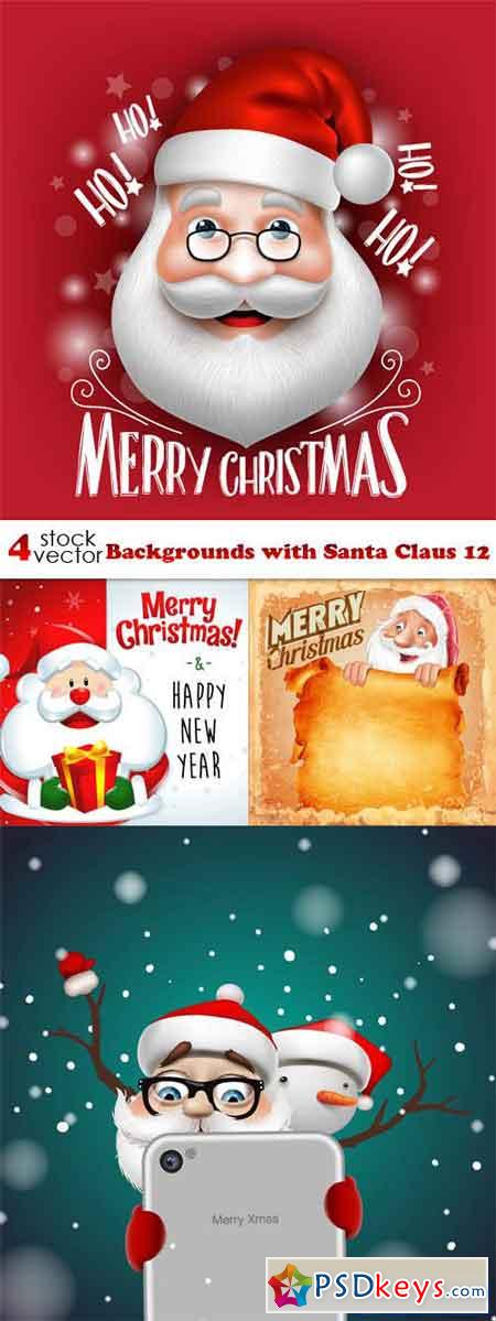 Backgrounds with Santa Claus 12