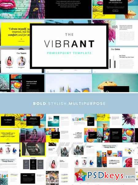 The VIBRANT - Powerpoint Template 1021841