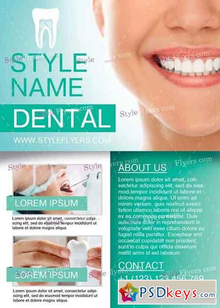 Dental PSD V11 Flyer Template