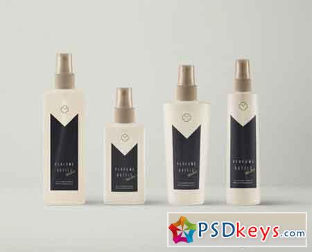 Spray PSD Perfume Bottle Mockup
