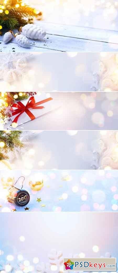Stock Photo - Art White Christmas Backgrounds