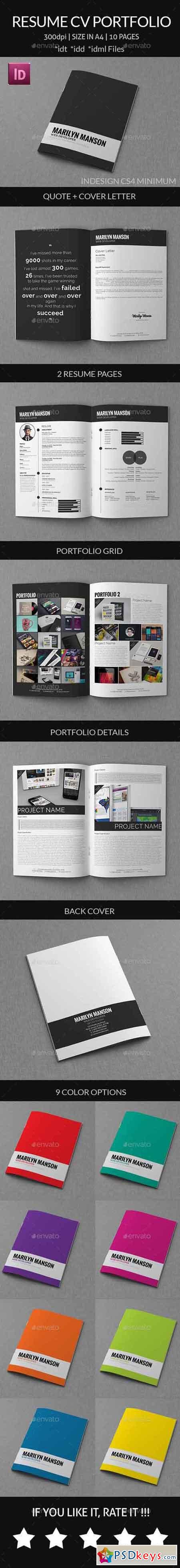 Resume Cv Portfolio 8977754