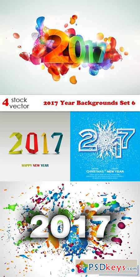 2017 Year Backgrounds Set 6