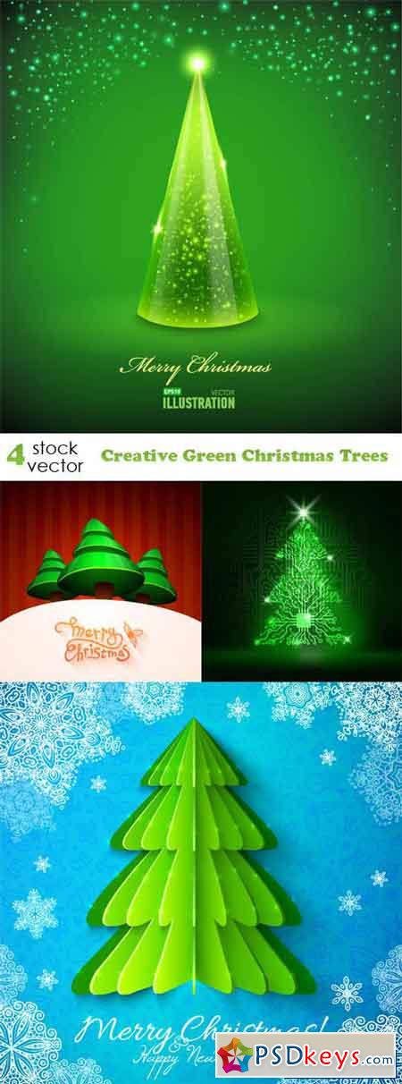 Creative Green Christmas Trees