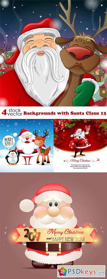 Backgrounds with Santa Claus 13