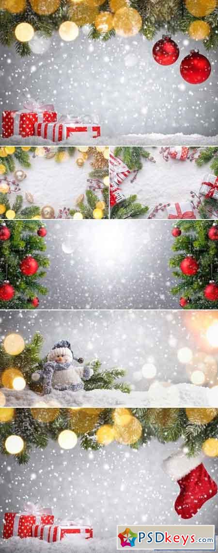 Christmas & New Year 2017 Backgrounds 2