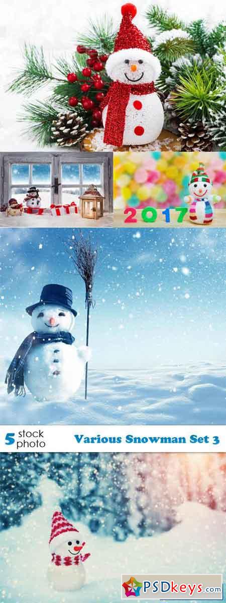 Photos - Various Snowman Set 3
