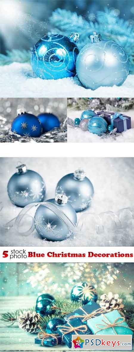 Blue Christmas Decorations