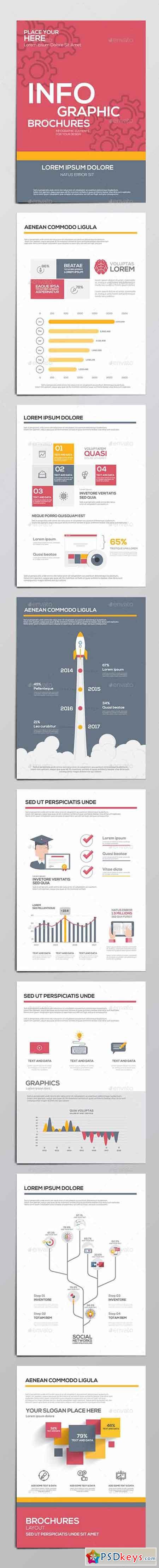 Infographics Elements for Corporate Brochures 13079655