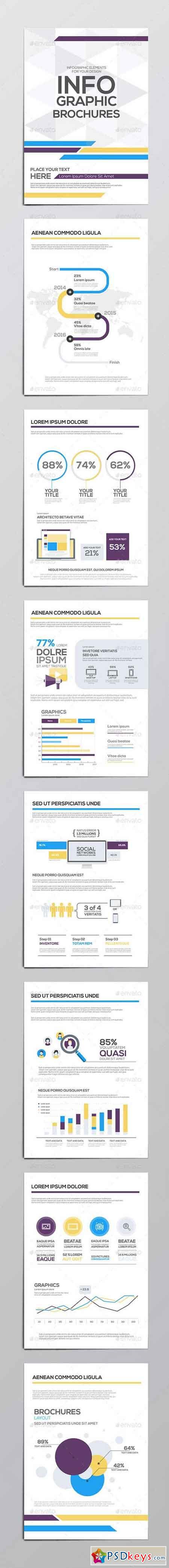 Infographics Elements for Corporate Brochures 13079507