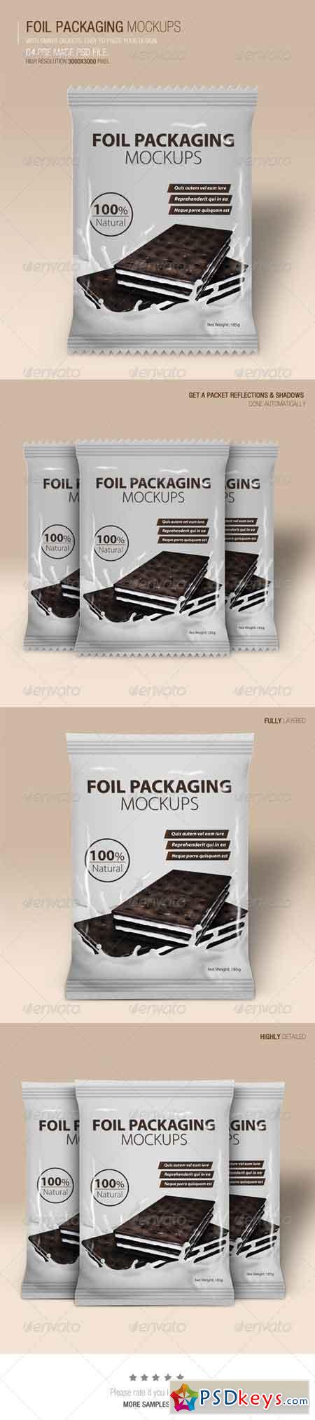 Foil Packaging Mockups Vol.2 6593106