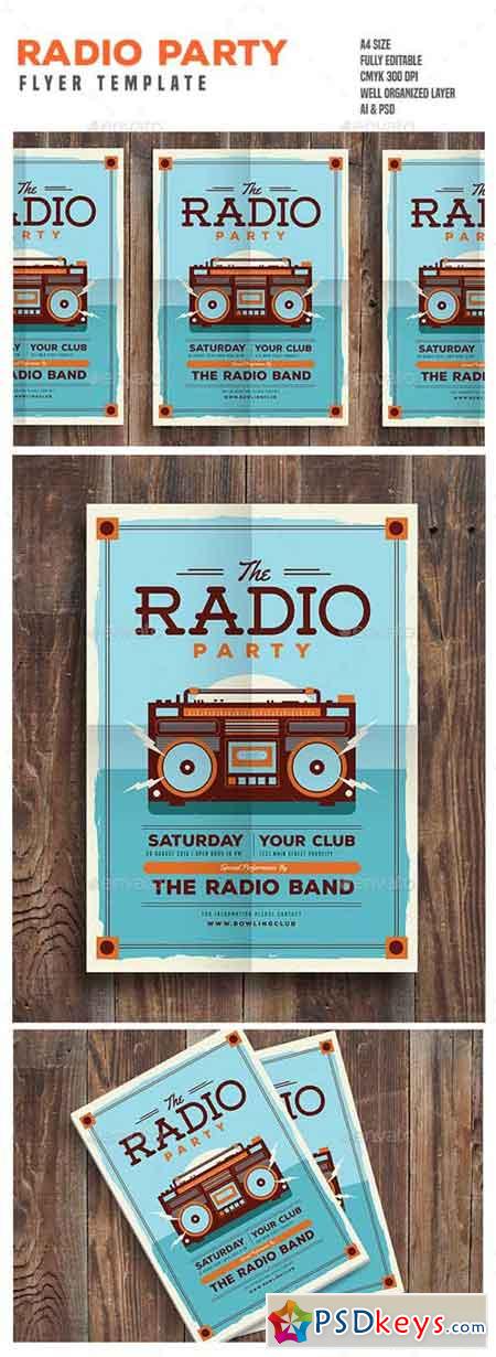 Radio Party Flyer 17259928
