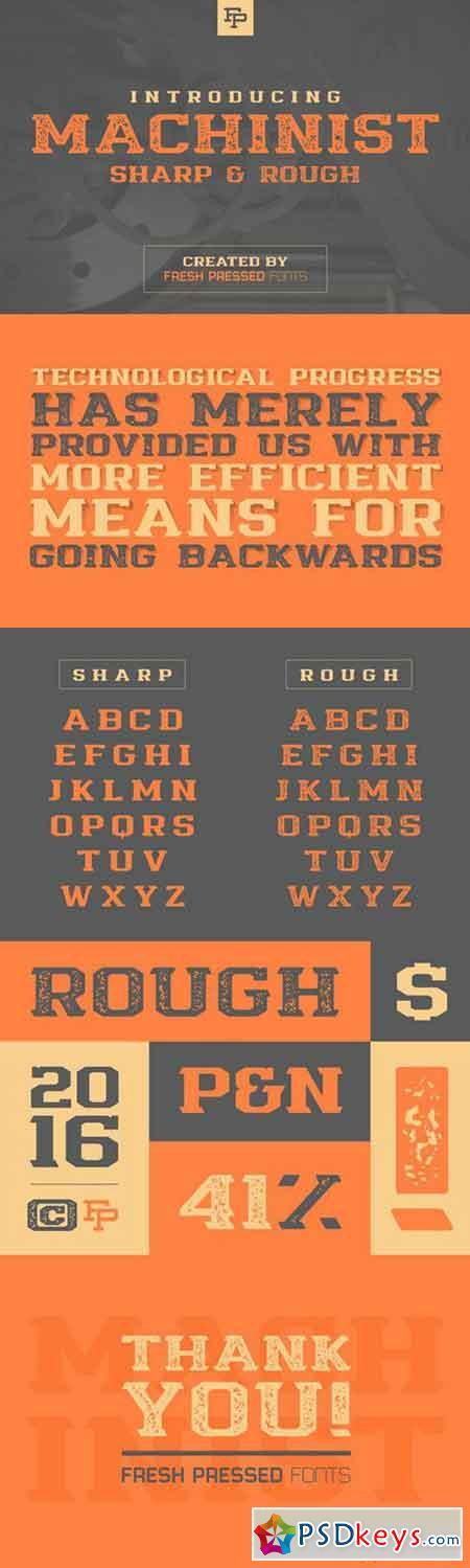 Machinist Display Font 1060558