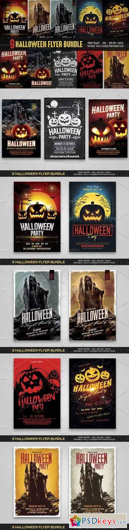 Halloween Flyer Bundle 916585